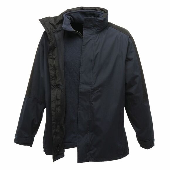 Regatta Defender III Mens 3-in-1 Waterproof Windproof Casual Jacket /Coat / Nav - Picture 1 of 8